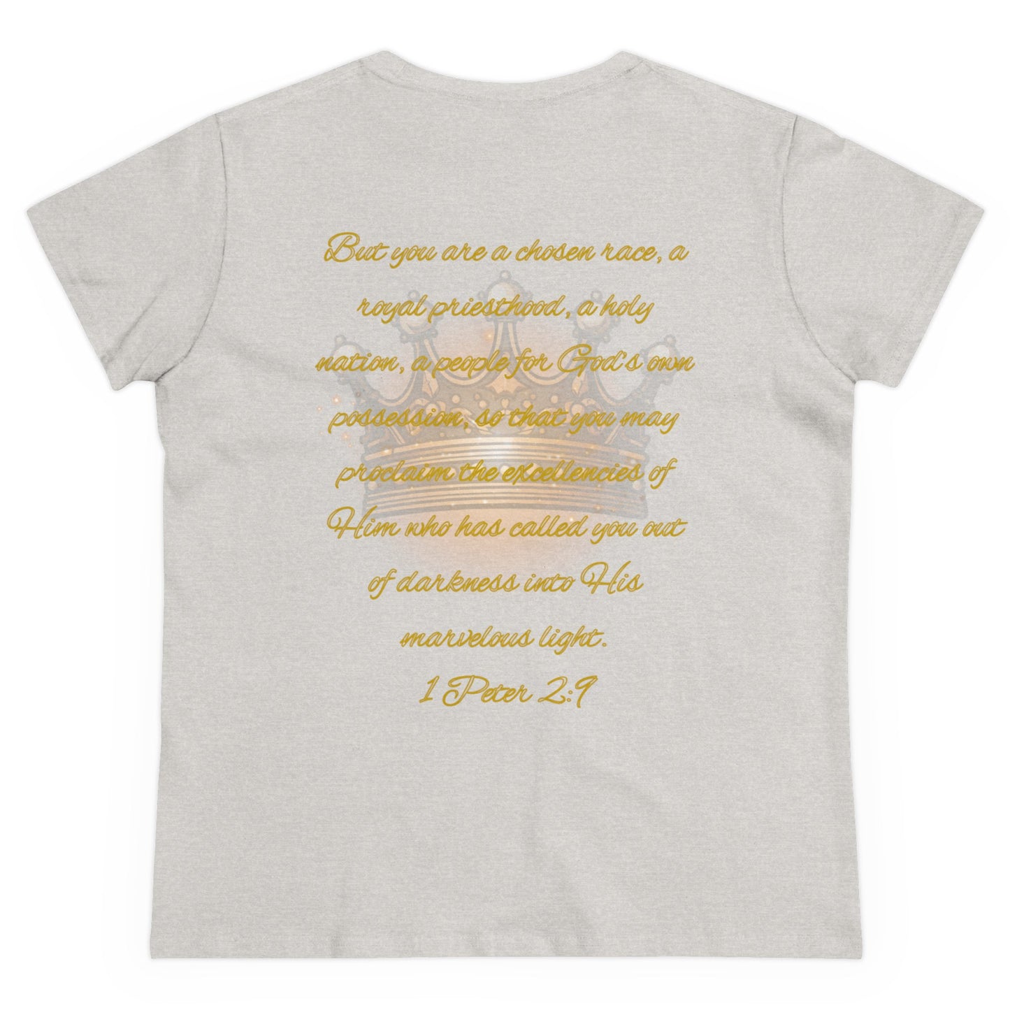 Bona Fide Princess 1 Peter 2:9 Women's Midweight Cotton Tee