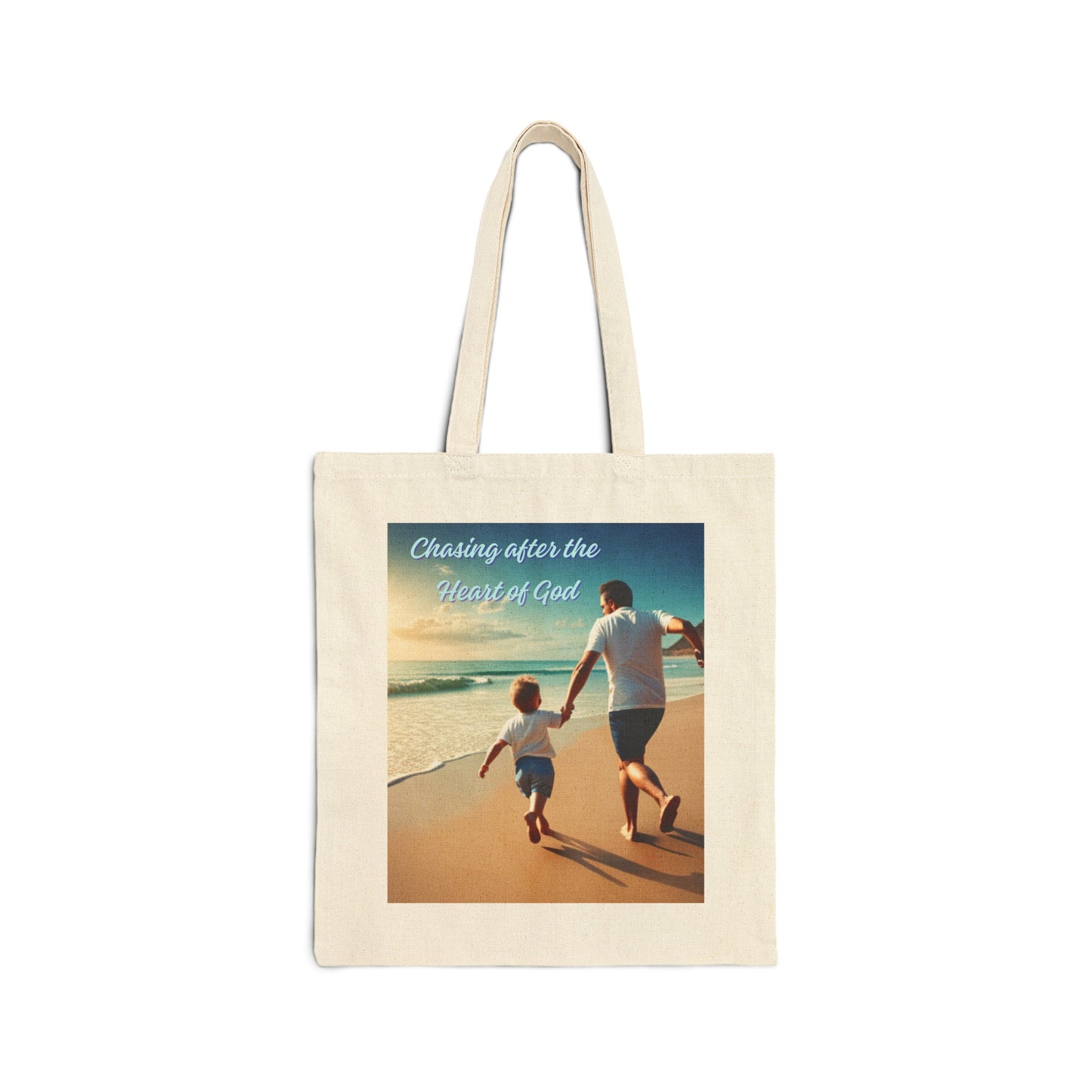 God's Heart Cotton Canvas Tote Bag