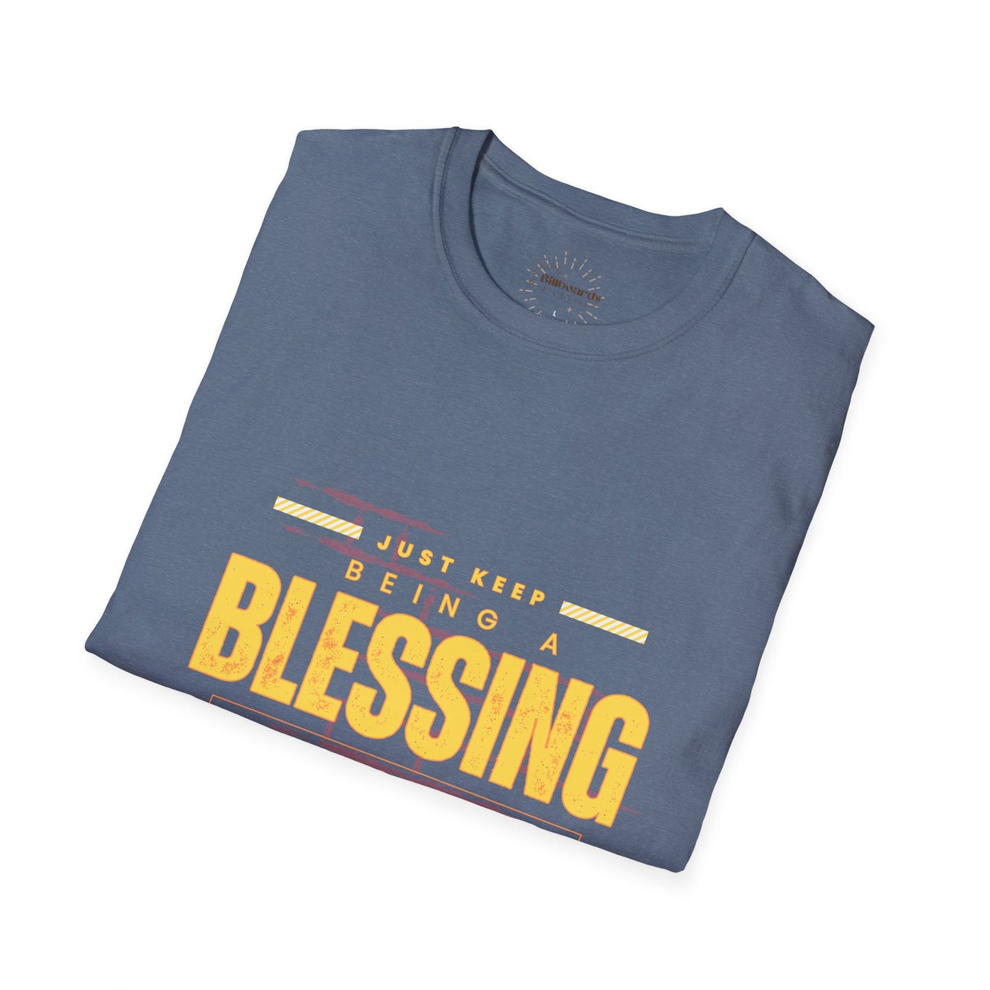 Be A Blessing Luke 6:38, Inspirational T shirts for Men's, Motivational Shirt Softstyle T-Shirt, Inspirational Shirt, Bible Verse Shirt