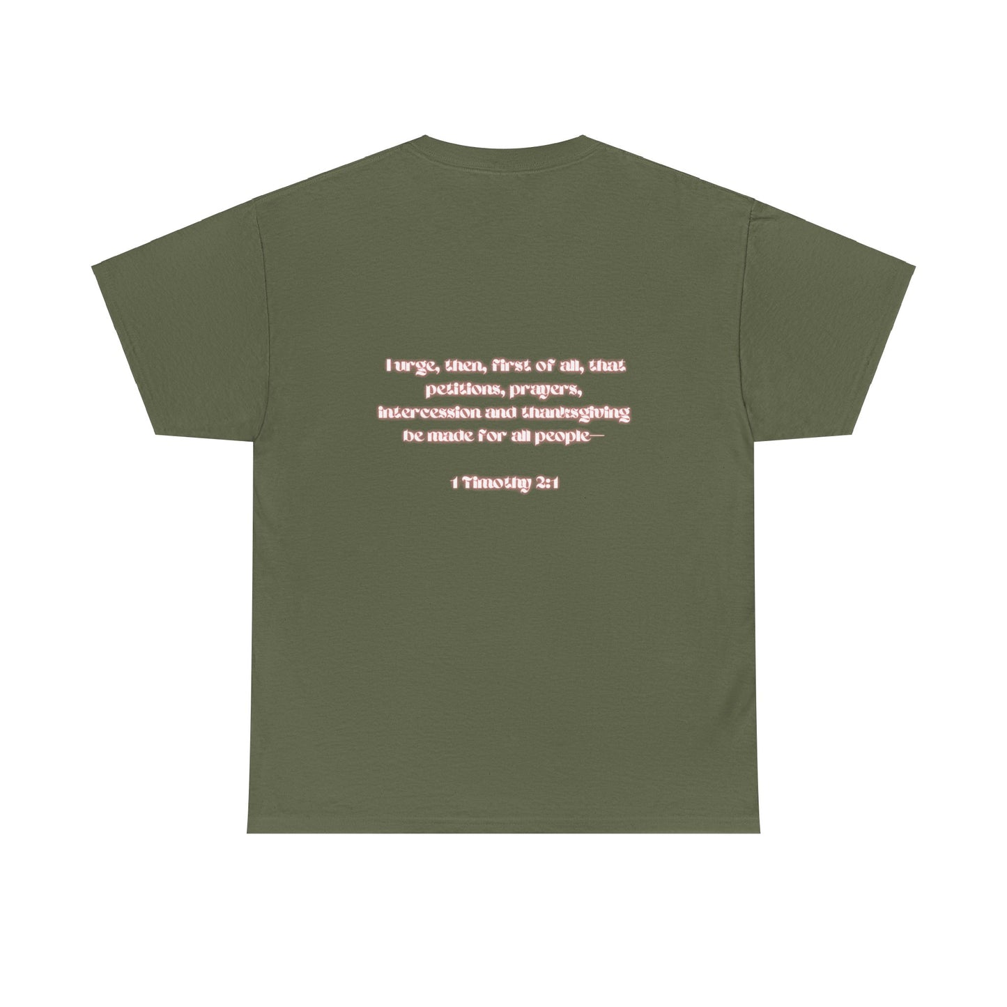 Covered 1Timothy 2:1 Womens Heavy Cotton Tee