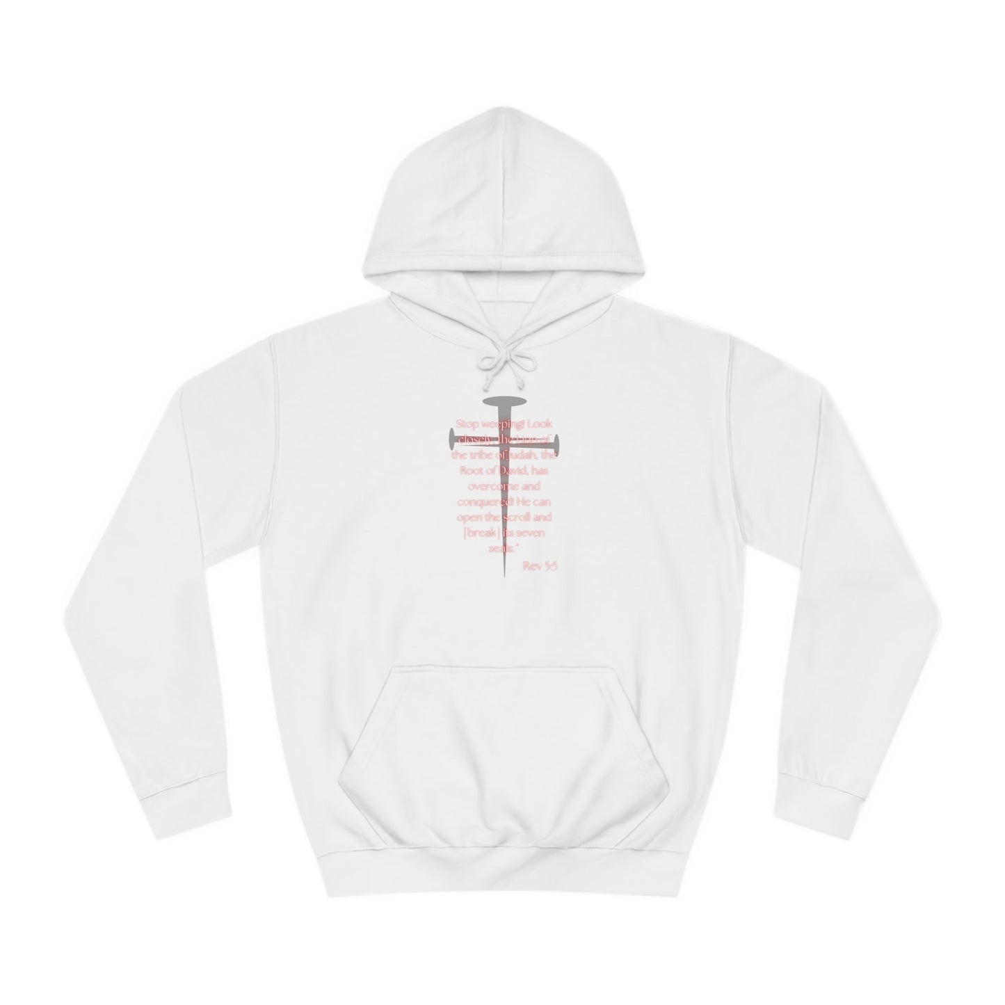 He is Worthy Rev 5:5 Unisex College Hoodie