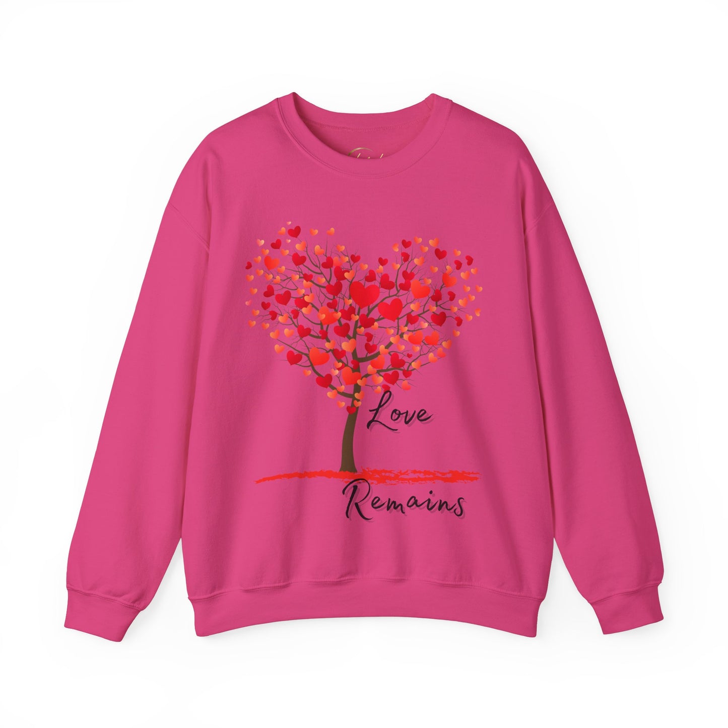 Love remains 1st Corinthians 13:13 Saint Valentine's Day Sweatshirt, Unisex Crewneck Jumper, Heartfelt Christian Gift,