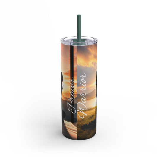 Tumbler Mug - Prayer Warrior Matte Tumbler, 20oz