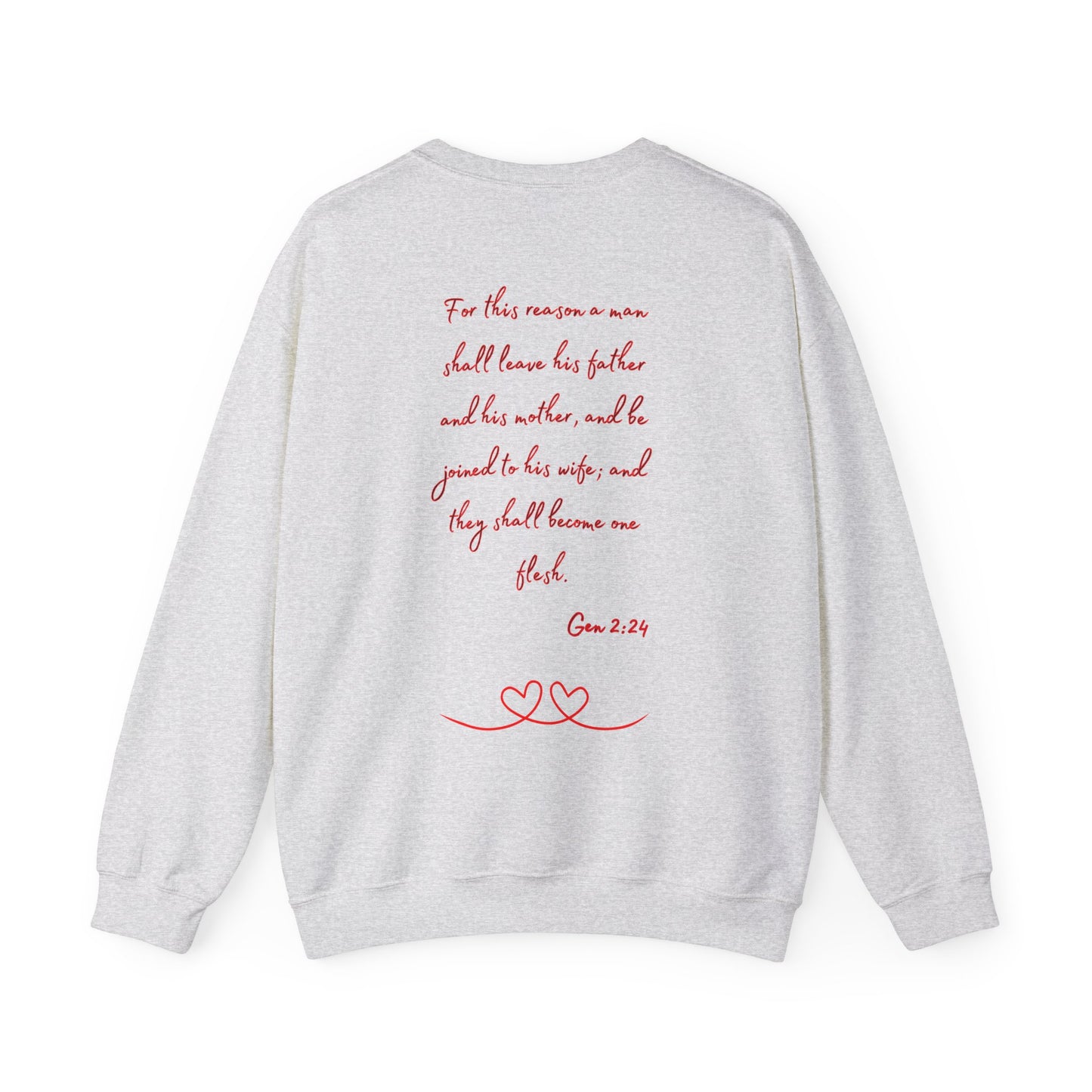 Love Heart Unisex Sweatshirt, Couples Matching, Relationship Gift, Valentine's Day Shirt, Anniversary Present