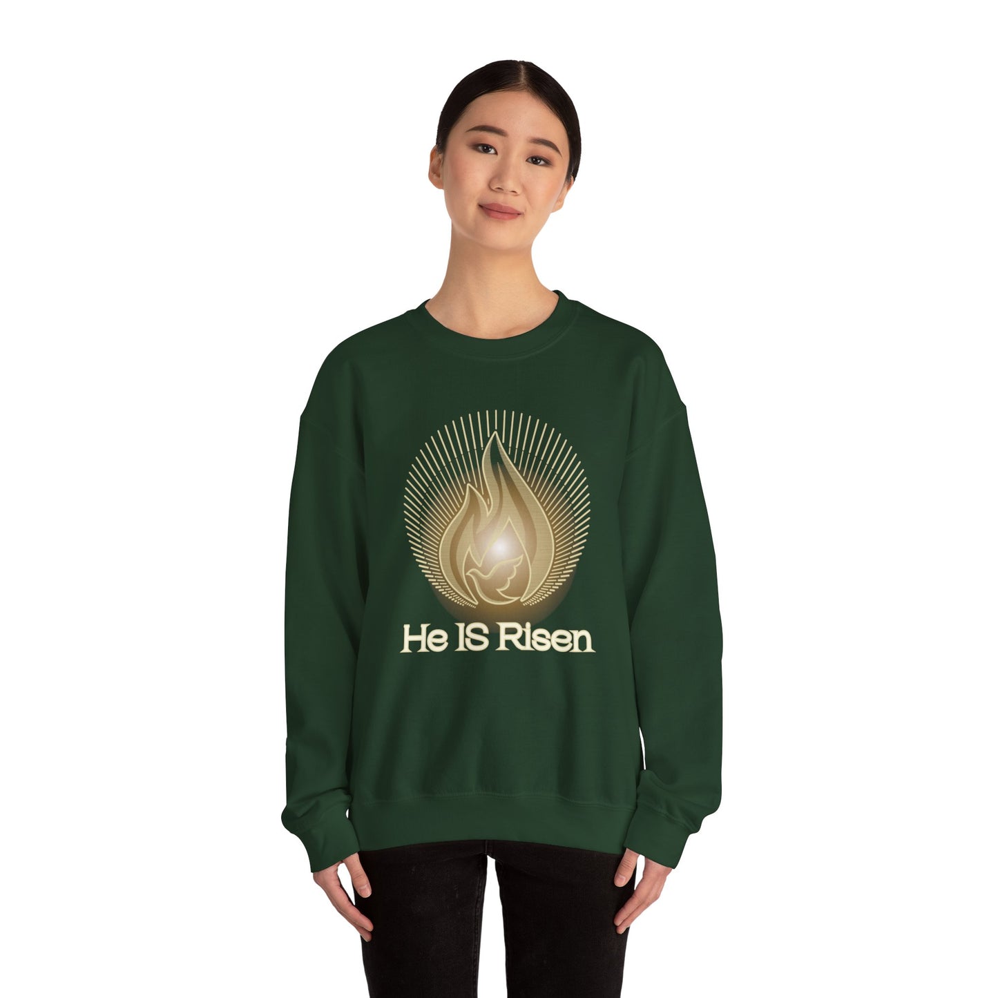 He IS Risen, Christian Sweatshirt He Is Risen Unisex