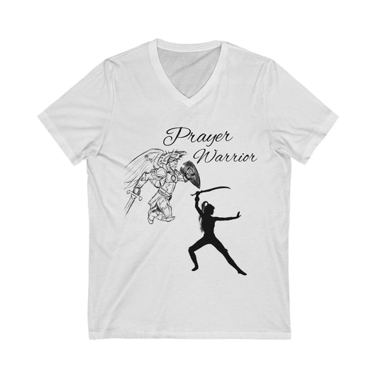 Prayer Warrior V-Neck T-shirt