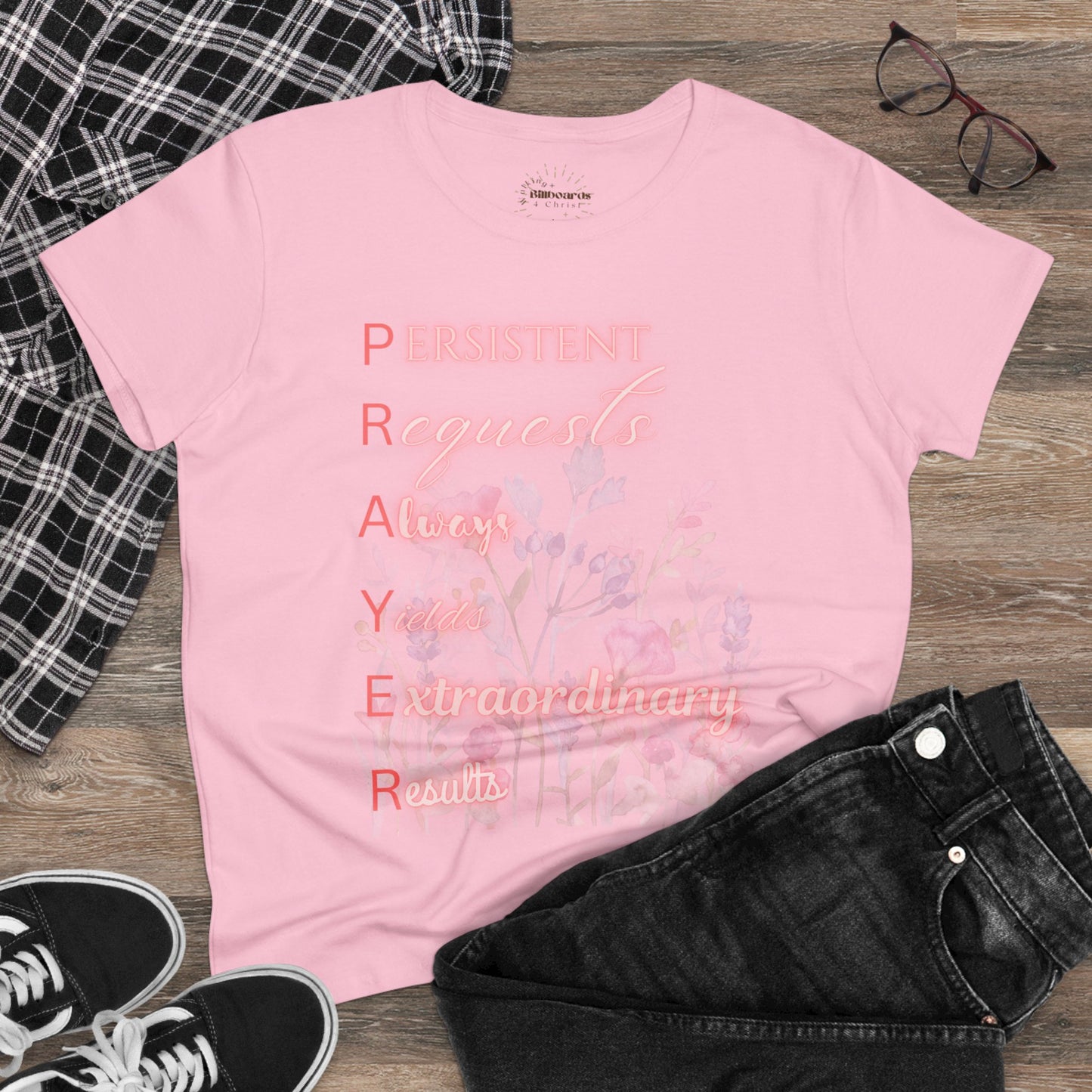 Prayer 2 Women's Midweight Cotton Tee