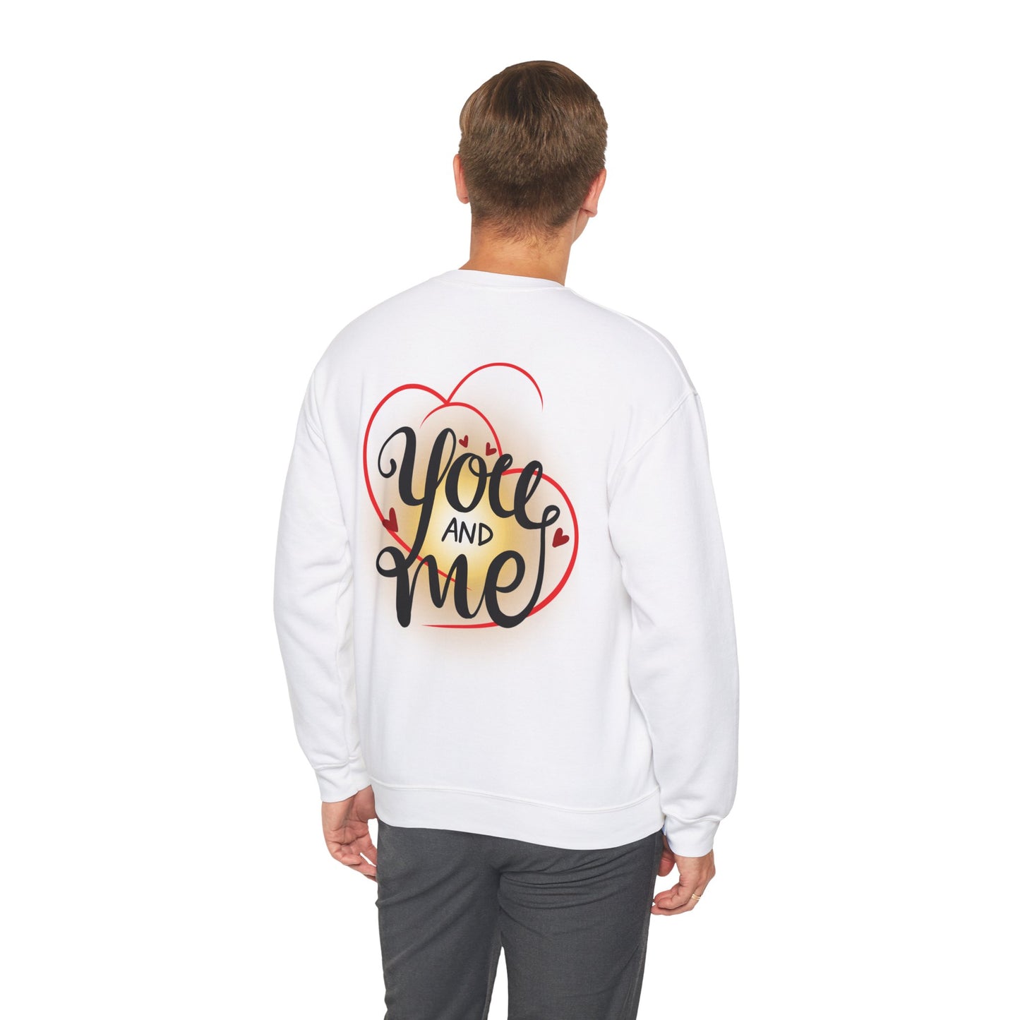 Valentine's LOVE Sweatshirt, Heart Love Crewneck, Valentines Day Jumper, Romantic Gift Apparel, Unisex Valentine Top