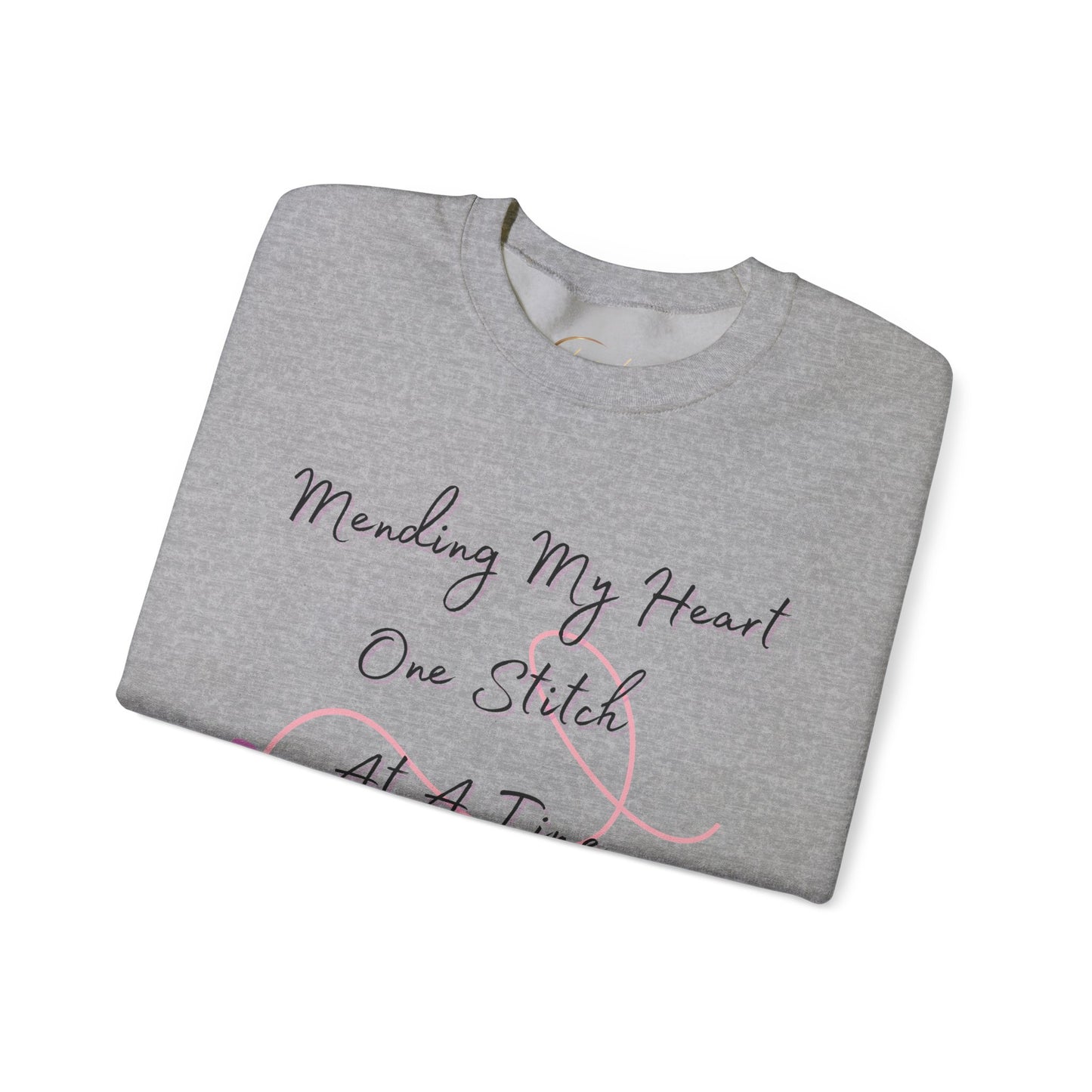 Christian Comfort Crewneck Sweatshirt - Mended Hearts & Healing Scripture