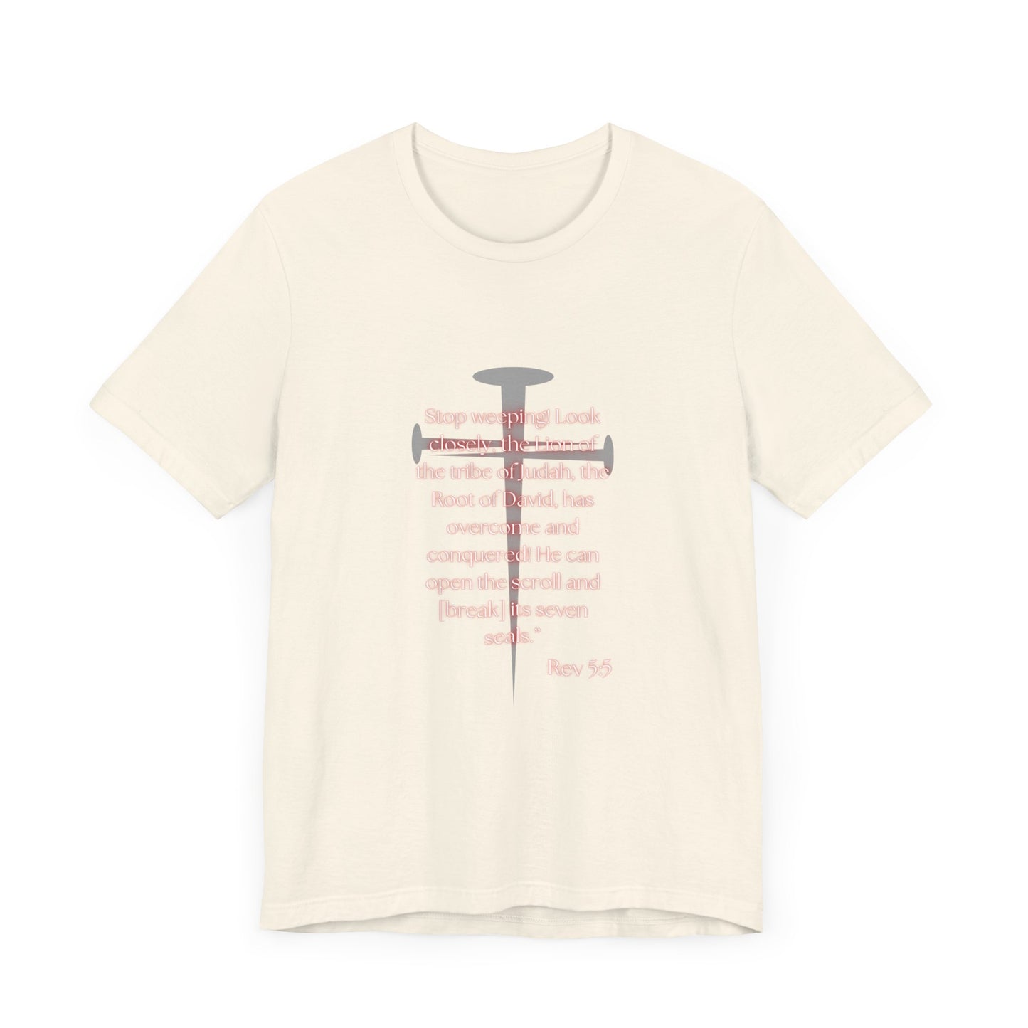 He is Worthy Rev 5:5 Biblical Verse Unisex Tee - He Is Worthy