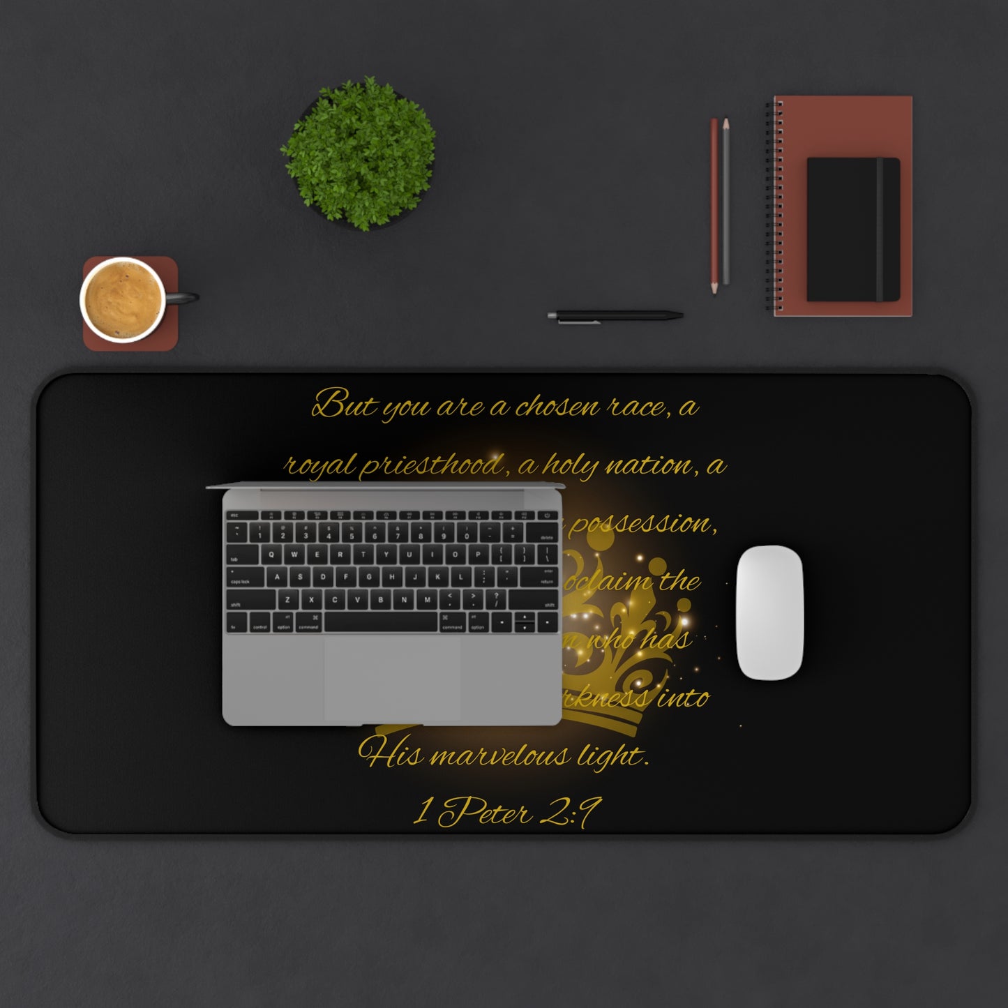 Royal Priesthood Mouse Pad (Rectangle), Unique Christian Gift, Inspirational Mouse Pad