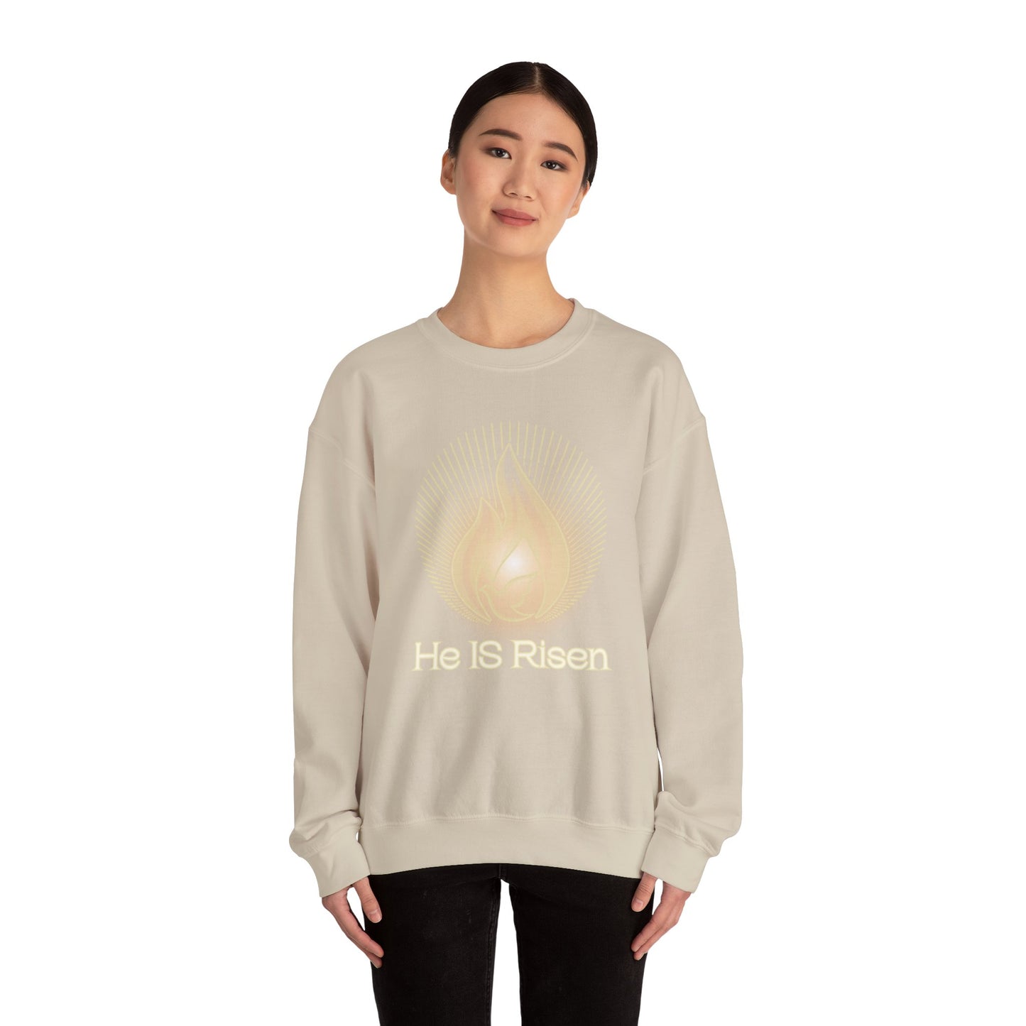 He IS Risen, Christian Sweatshirt He Is Risen Unisex