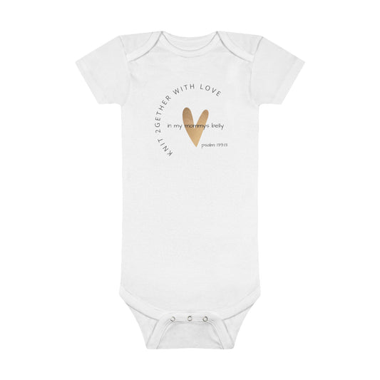 Knit 2Gether 2 Baby Short Sleeve Onesie®