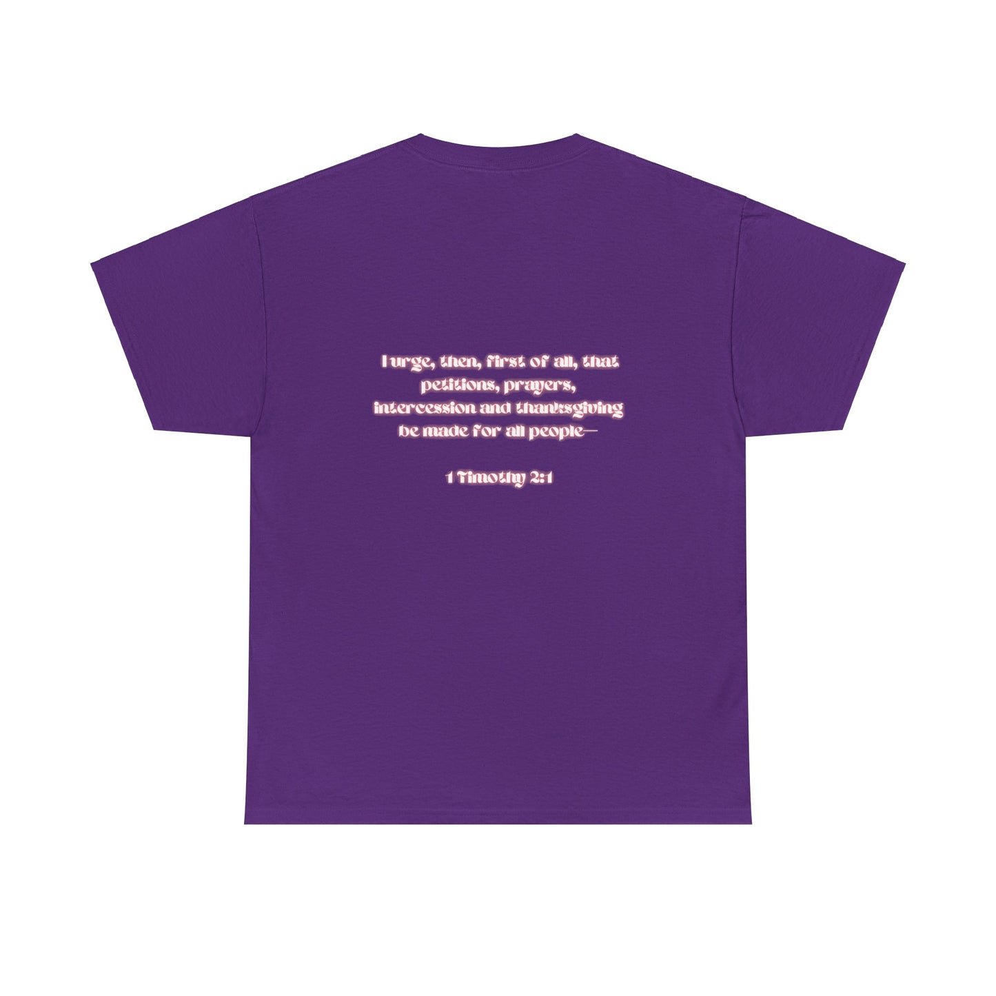 Covered 1Timothy 2:1 Womens Heavy Cotton Tee